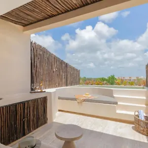 Private Pool And Rooftop In Aldea Zama, 24 7 Security In A Gated Community 15 Appartement Tulum